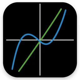 Symbol von Mathematik Grafikrechner